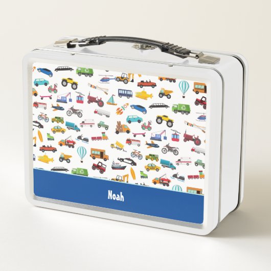 Kleine jongen dingen die Kind van auto's verplaats (Achterkant)