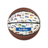 Kleine jongen dingen die Kind van auto's verplaats Basketbal (Voorkant)