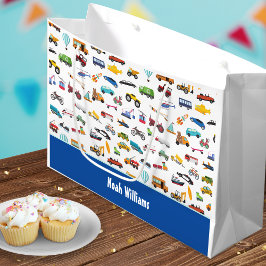 Kleine jongen dingen die Kind van auto's verplaats Groot Cadeauzakje