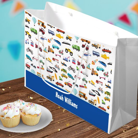 Kleine jongen dingen die Kind van auto's verplaats Groot Cadeauzakje