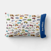 Kleine jongen dingen die Kind van auto's verplaats Kussen (Achterkant)