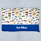 Kleine jongen dingen die Kind van auto's verplaats Kussensloop