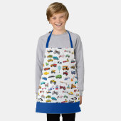 Kleine jongen dingen die Kind van auto's verplaats Schort (Gedragen)