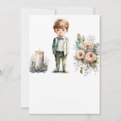 Kleine jongen en Floral... ben jij mijn paginasjon Kaart (Achterkant)