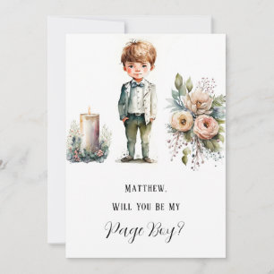Kleine jongen en Floral... ben jij mijn paginasjon Kaart