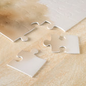 Kleine jongen en golden retriever legpuzzel (Zijkant)