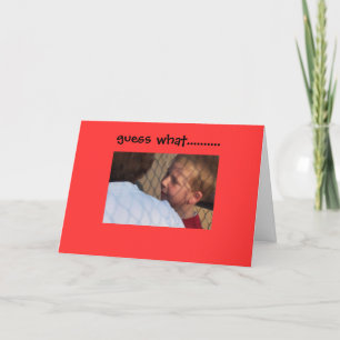 KLEINE JONGEN FLUISTERT NAAR GRANMA'S OOR.... KAART