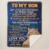 Kleine jongen gisteren, vriend vandaag van Lion Ma Sherpa Deken (Voorkant)