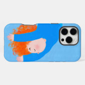 Kleine jongen iPhone hoesje (Achterkant horizontaal)