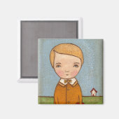 Kleine jongen magneet (Voorkant / Achterkant)