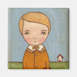 Kleine jongen magneet