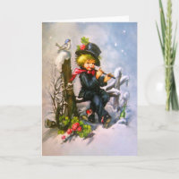 Kleine jongen met fluit