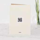 Kleine jongen speelt drum voor Baby in Manger Kaart (Achterkant)