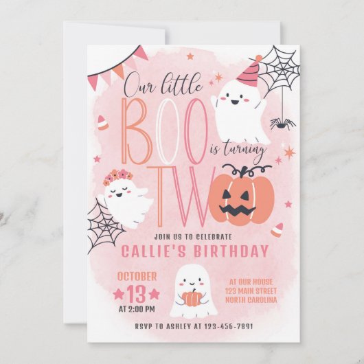 Kleine jongen wordt twee jaar kaart (Voorkant)