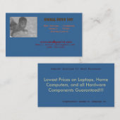 Kleine jongens 1st visitekaartje (Voorkant / Achterkant)