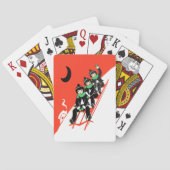 kleine jongens die sneeuwpoppen pokerkaarten (Achterkant)