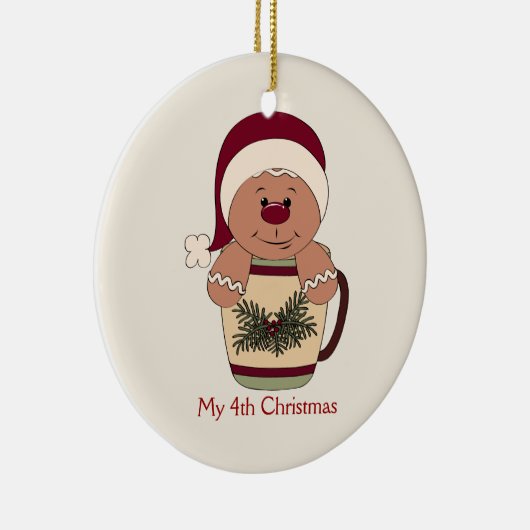 Kleine Jongen's Gingerbrood Ornament (Rechts)