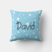 Kleine Jongen's Longhorn Steer Sierkussen (Achterkant)