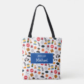 Kleine jongens Politieagent Pattern Kinder Tote Bag (Achterkant)
