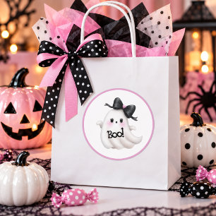 Kleine juffrouw Boo Ronde Sticker