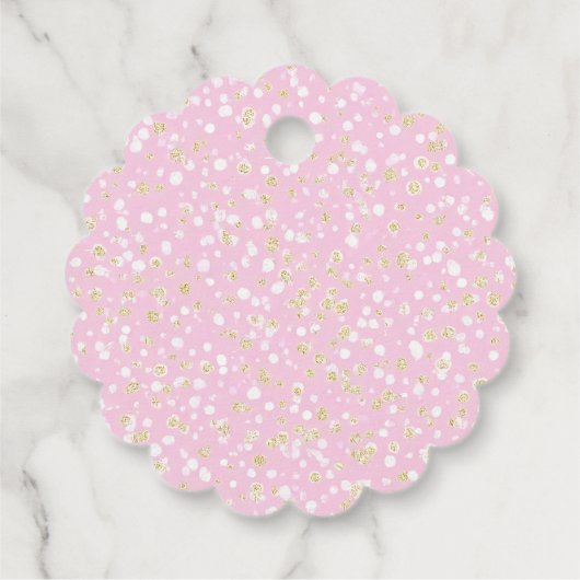 Kleine juffrouw prachtige verjaardag bedankjes labels (Achterkant)