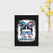 Kleine juffrouw Tweede Graad meisje terug naar sch Kaart (Gele Bloem)