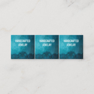 Kleine juwelenkaart - Pas tekst aan - Mini Busines Mini Visitekaartje