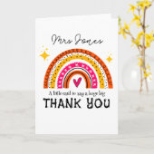 Kleine Kaart om een grote dank u te zeggen | appre (Gele Bloem)