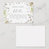 Kleine Kaart voor Baby shower in de behuizing van  (Voorkant / Achterkant)