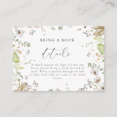 Kleine Kaart voor Baby shower in de behuizing van (Voorkant)