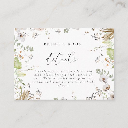 Kleine Kaart voor Baby shower in de behuizing van  (Voorkant)