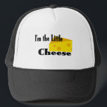 Kleine kaas trucker pet<br><div class="desc">(meerdere producten geselecteerd) "Ik ben de kleine kaas"</div>