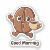 Kleine Kaka – Goedemorgen  Sticker (Voorkant)