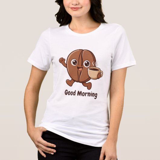 Kleine Kaka – Goedemorgen  Tri-Blend Shirt (Voorkant)