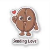 Kleine Kaka – Liefde sturen Sticker (Voorkant)