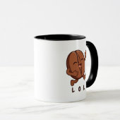 Kleine Kaka – Powered by Coffee Mok (Voorkant rechts)