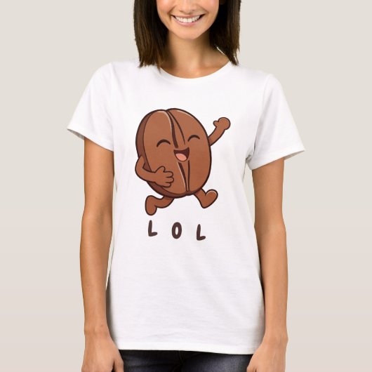Kleine Kaka – Powered by Coffee T-shirt (Voorkant)