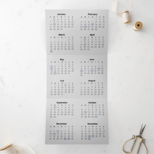 Kleine Kalender 2024 Drieluik Programma (Binnen)