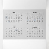 Kleine Kalender 2024 Drieluik Programma (Binnenkant midden)