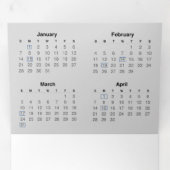 Kleine Kalender 2024 Drieluik Programma (Binnenzijde eerst)