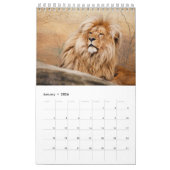 Kleine kalender 2026 met wilde dieren (Jan 2026)