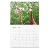 Kleine kalender 2026 met wilde dieren (Feb 2026)