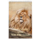 Kleine kalender 2026 met wilde dieren (Hoes)