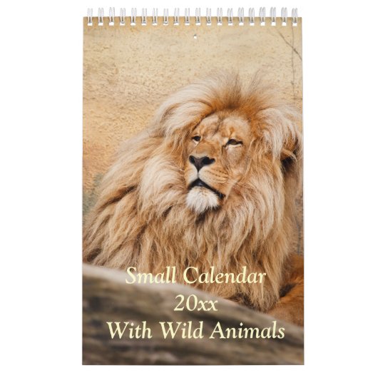 Kleine kalender 2026 met wilde dieren (Hoes)