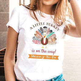 Kleine kalkoen onderweg! Thanksgiving aanstaande m T-shirt