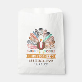 kleine kalkoen Thanksgiving elke leeftijd verjaard Bedankzakje