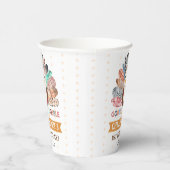 kleine kalkoen Thanksgiving elke leeftijd verjaard Papieren Bekers (Rechts)