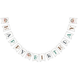 kleine kalkoen Thanksgiving elke leeftijd verjaard Vlaggetjes