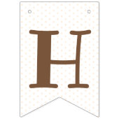 kleine kalkoen Thanksgiving elke leeftijd verjaard Vlaggetjes (Tweede vlag)