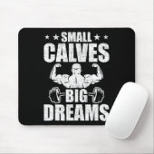 Kleine Kalveren Grote Dromen Bodybuilding Gewichth Muismat (Met muis)